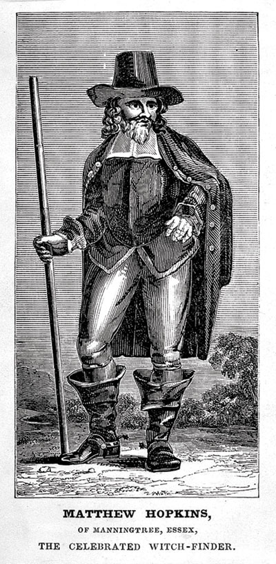 A antique image of Matthew Hopkins