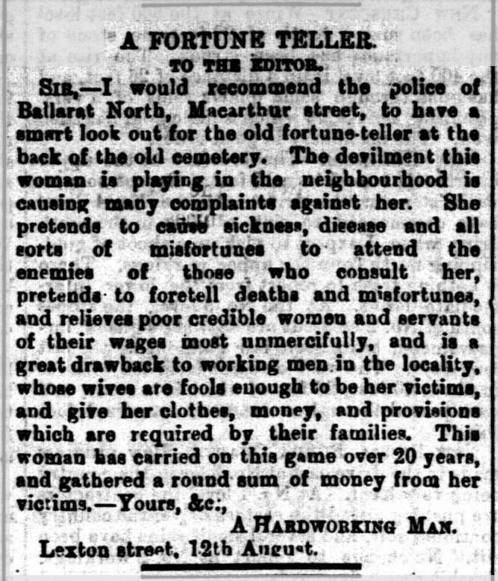 A clipping from an old newspaper
