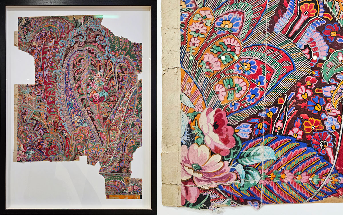 Colourful fabric design