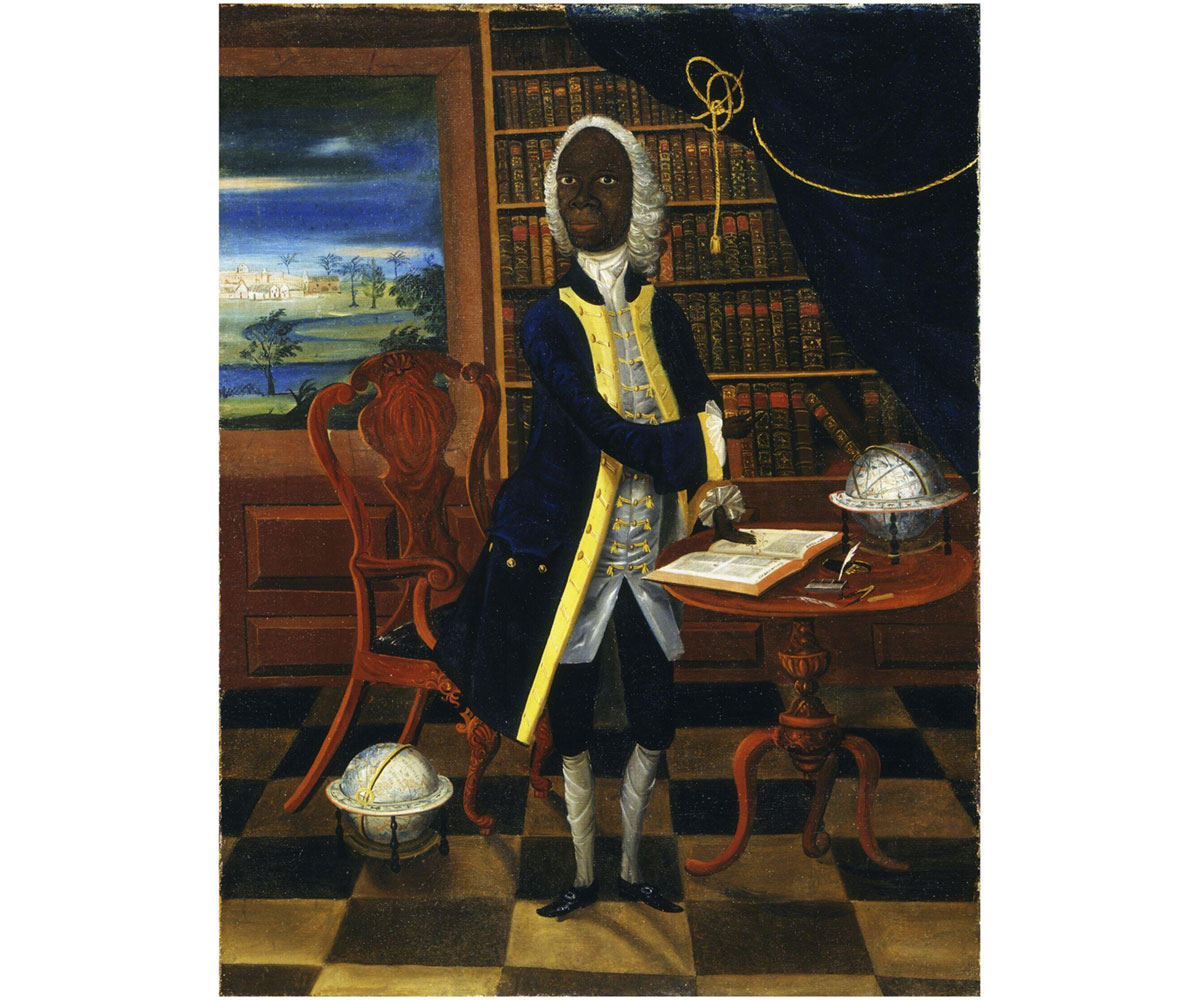 An antique portrait of a black man