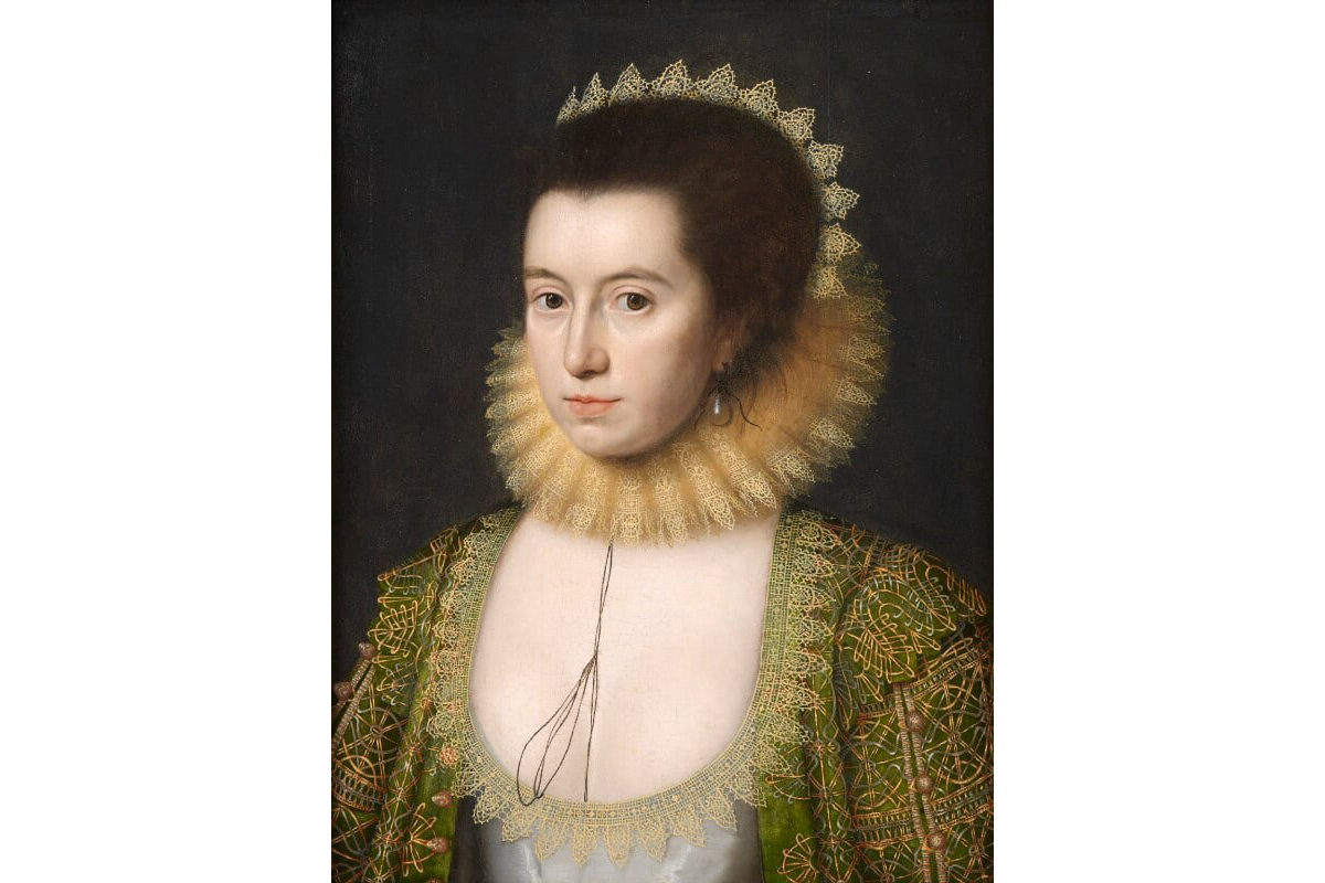 A 17th Century portrait of a women in high status dress